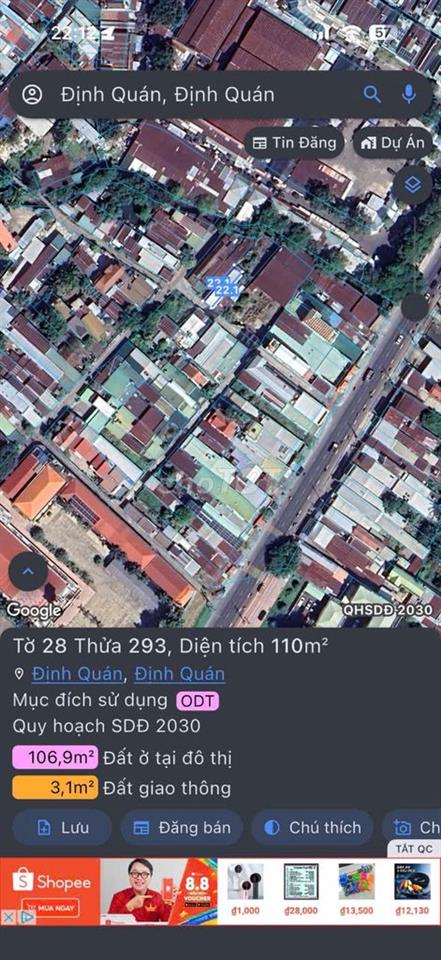 Bán Nhà Mới 110m2 Ngay Chợ Định Quán – Ở Kết Hợp Kinh Doanh Buôn Bán