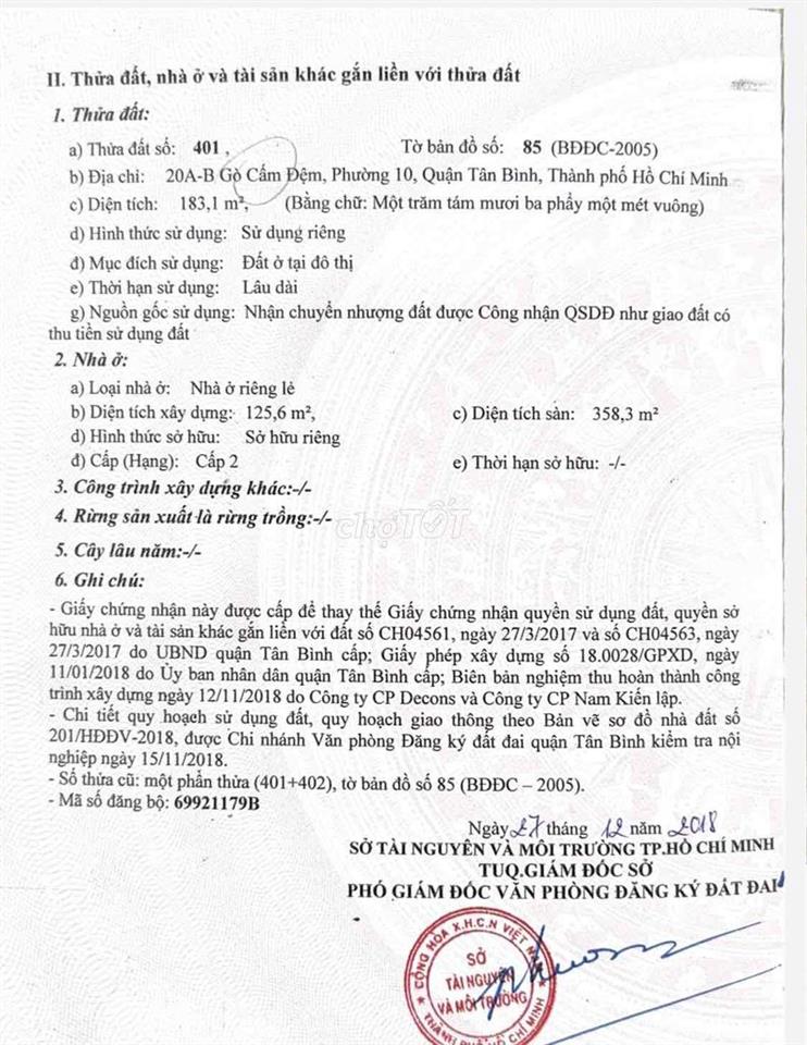 Biệt thự mặt tiền chính chủ