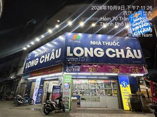 Cho thuê mặt tiền góc đường Bùi Hữu Nghĩa Quận 5