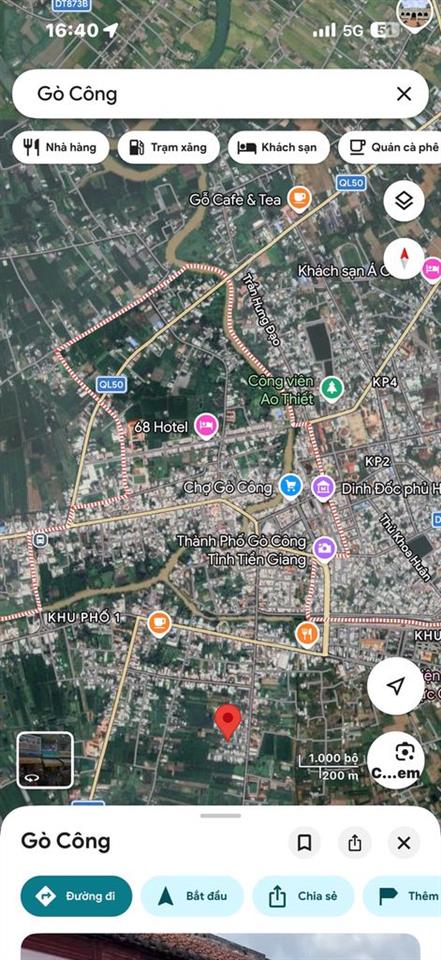 CHO THUÊ ĐẤT 3.900M2 LÀM KHO, XƯỞNG CÔNG NGHIỆP, LONG CHÁNH,TP.GÒ CÔNG
