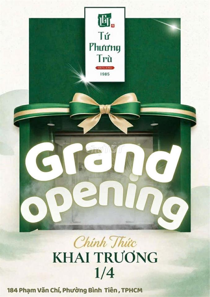 Sang quán trà sữa đầy đủ thiết bị giá 79 triệu