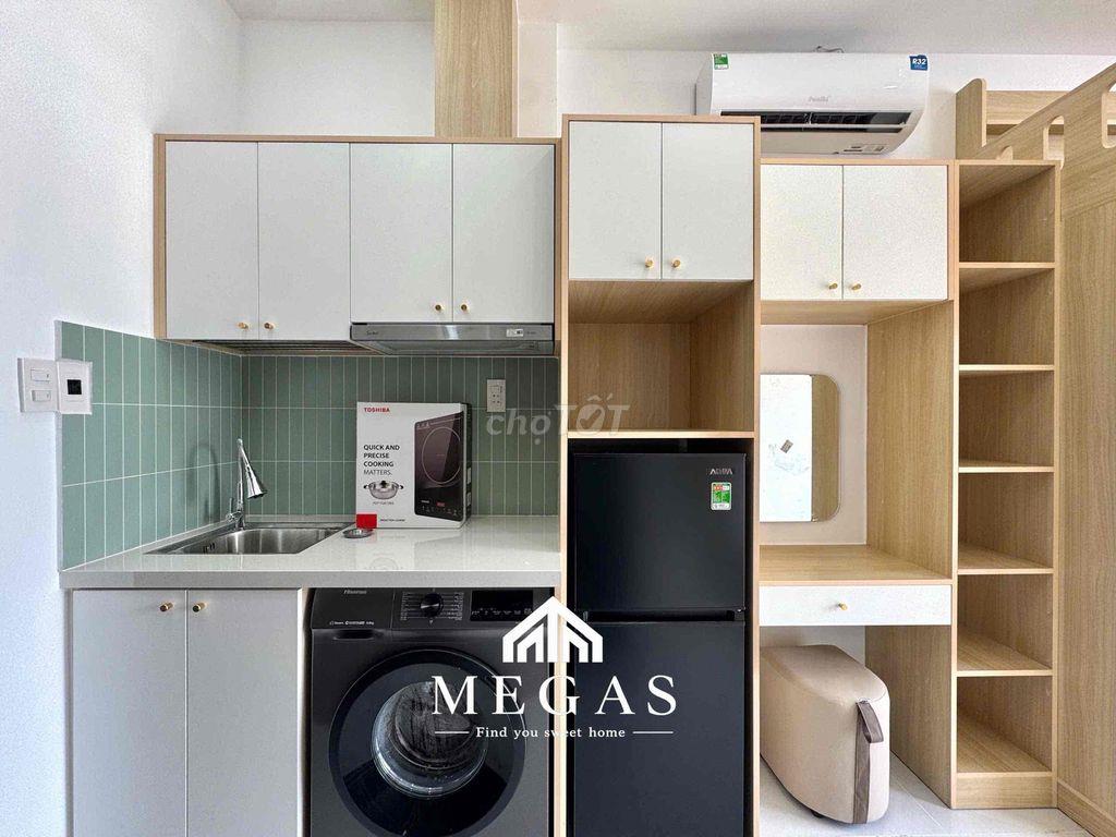 Căn hộ dịch vụ 25m2, ban công ngay chợ An Nhơn