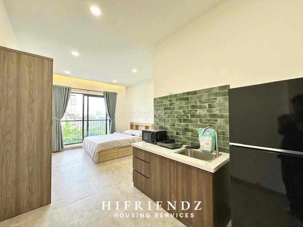 Quận 2 Studio Ban Công Gần Cầu Sài Gòn, Metro. Nội thất xinh