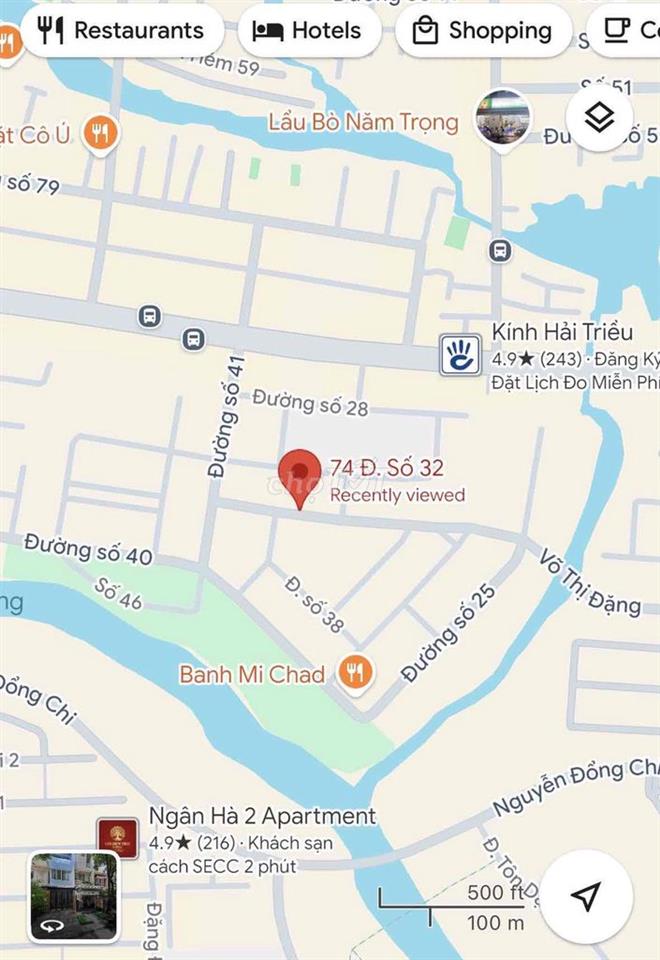 Cho thuê mặt bằng Q7 làm Văn phòng/ Kinh doanh