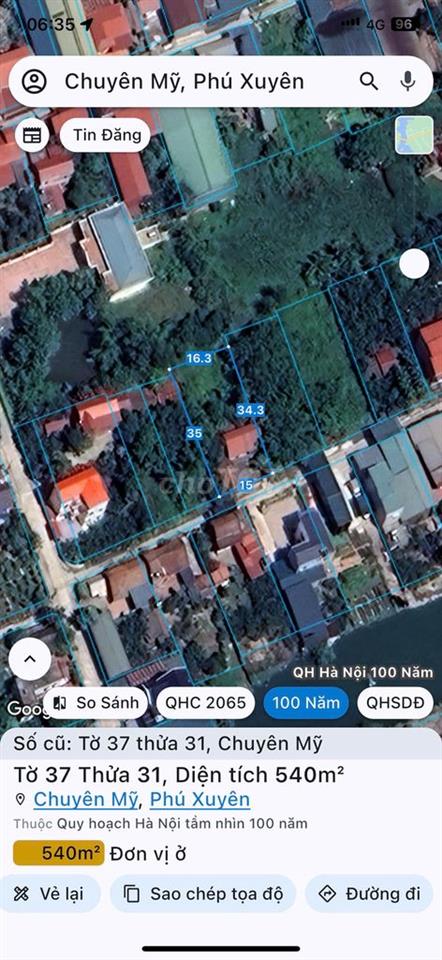 Chính chủ bán 540m² đất tại Mỹ Văn, Chuyên Mỹ, Phú Xuyên, Hà Nội