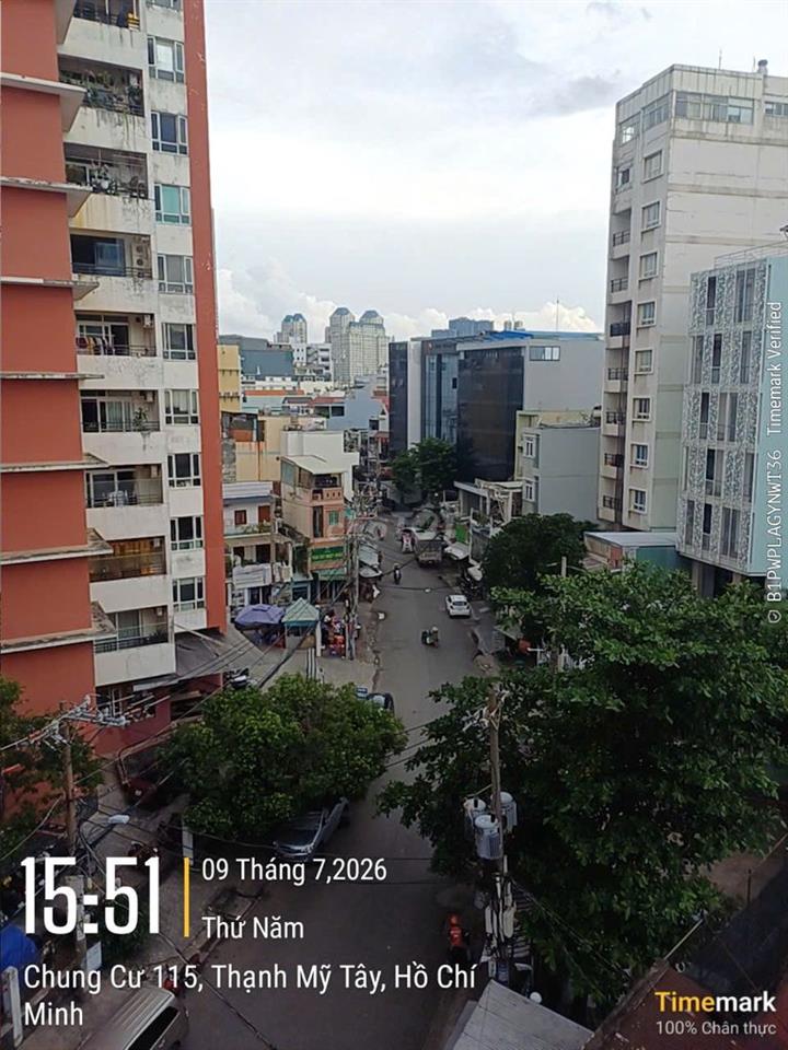 Căn góc 2 ban công 65m2, chung cư 41BIS Điện Biên Phủ (Bình Thạnh)