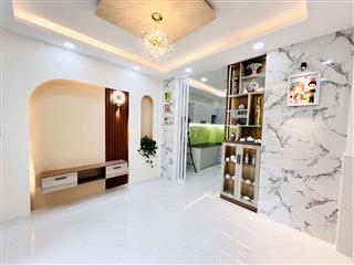 NHÀ 4 TẦNG NGANG 4M MỚI XÂY LƯU HỮU PHƯỚC QUẬN 8, HẺM THOÁNG, 4PN
