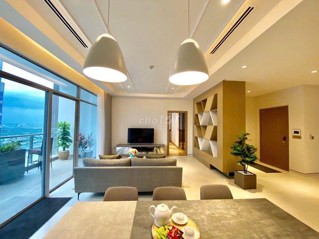 Penthouse Satra 205m2, 4PN, 3WC Nội Thất Cao Cấp Giá thuê 48,5tr/th.