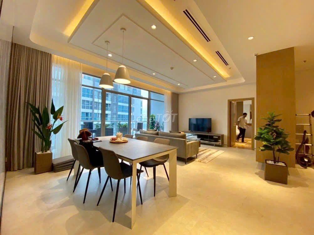 Penthouse Satra 205m2, 4PN, 3WC Nội Thất Cao Cấp Giá thuê 48,5tr/th.