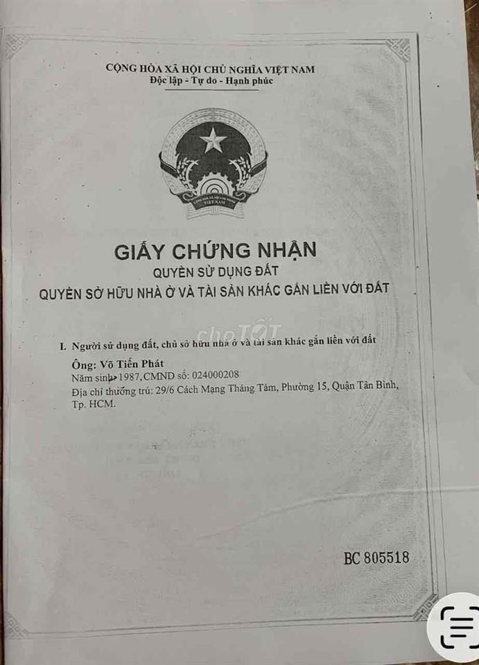 bán nhà xưởng mặt tiền tl8 sát tân qui