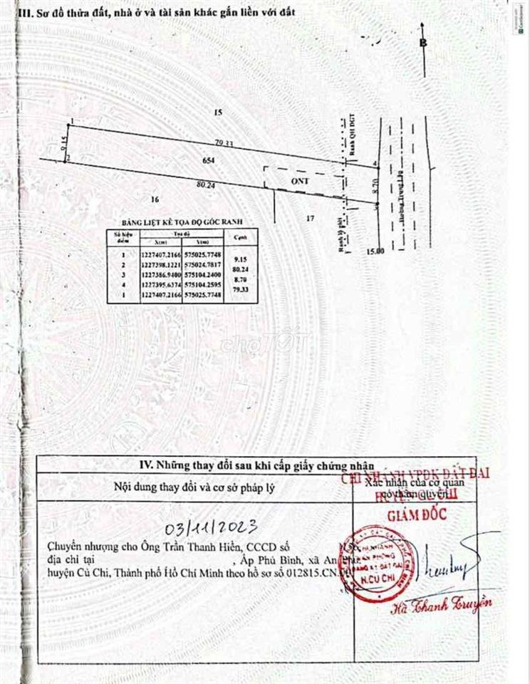 BÁN ĐẤT MẶT TIỀN LỚN