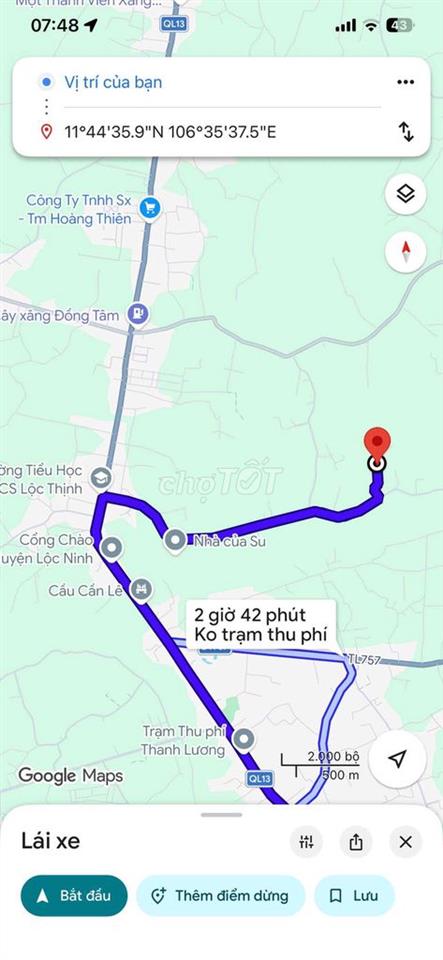 Đất Bình Phước cần bán