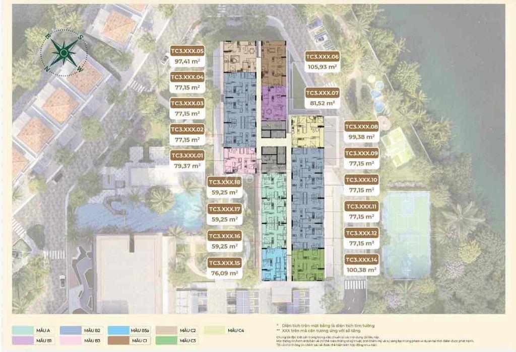 Căn hộ 2PN Trellia Cove - Mizuki Park, trực tiếp từ CĐT. Giá từ 4,2 tỷ