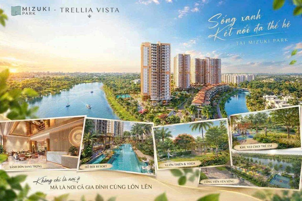 Căn hộ Trellia Vista - Mizuki Park, giỏ hàng TT CĐT. Giá từ 5,3tỷ