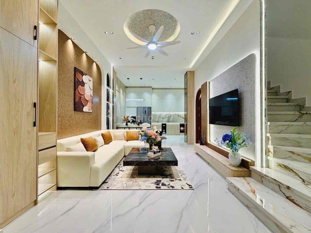🔥 NHÀ MỚI 4 TẦNG – NGANG GẦN 5M – HXH THÔNG – FULL NỘI THẤT – 6.9 TỶ