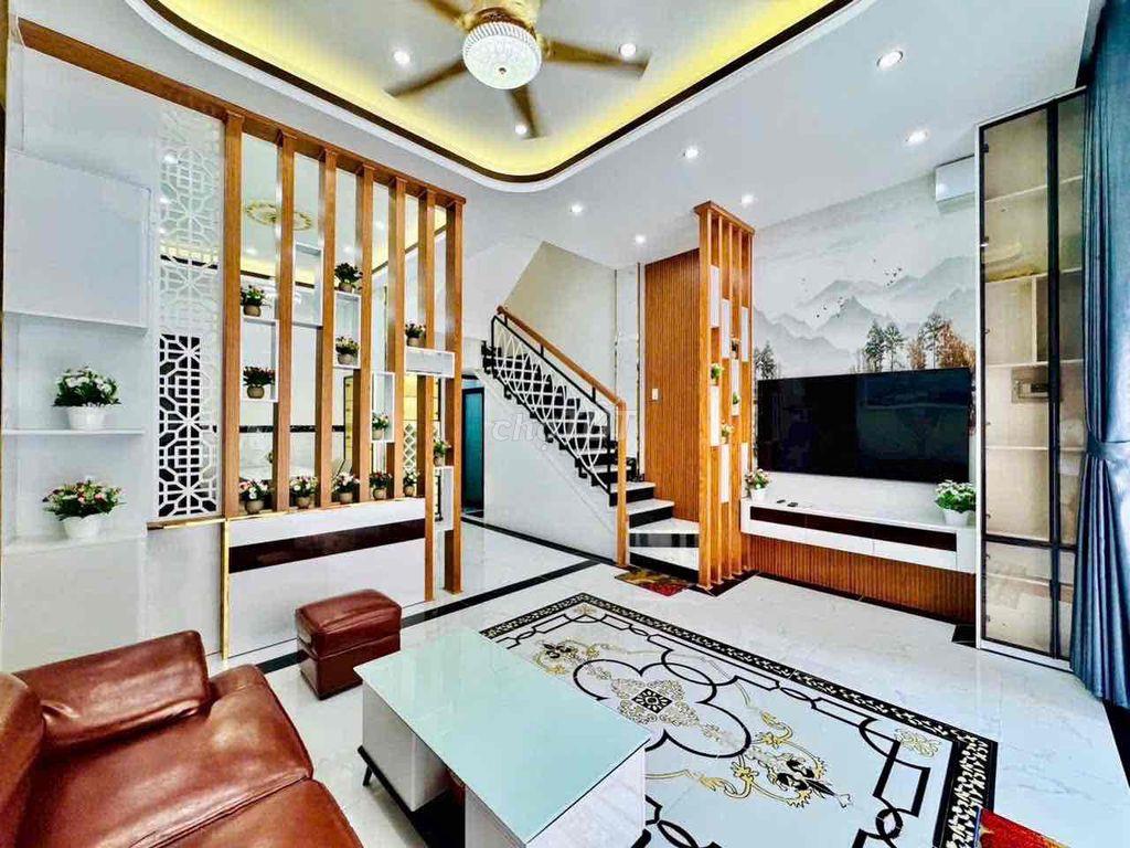 🔥NHÀ 4 TẦNG – NGANG 5M NỞ HẬU 6.3M – KHU PHÂN LÔ LÊ LỢI, GÒ VẤP