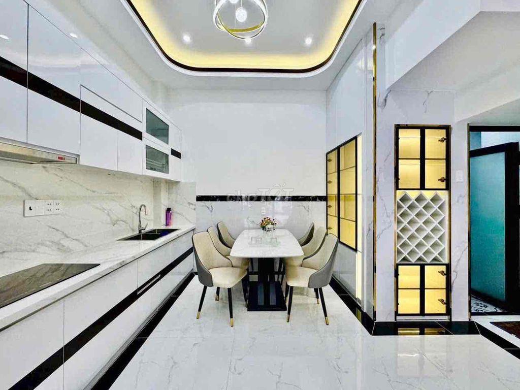 🔥NHÀ 4 TẦNG – NGANG 5M NỞ HẬU 6.3M – KHU PHÂN LÔ LÊ LỢI, GÒ VẤP