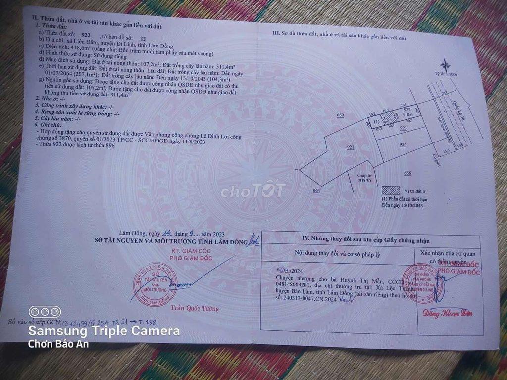 Nhà Mặt tiền Quốc lộ 20