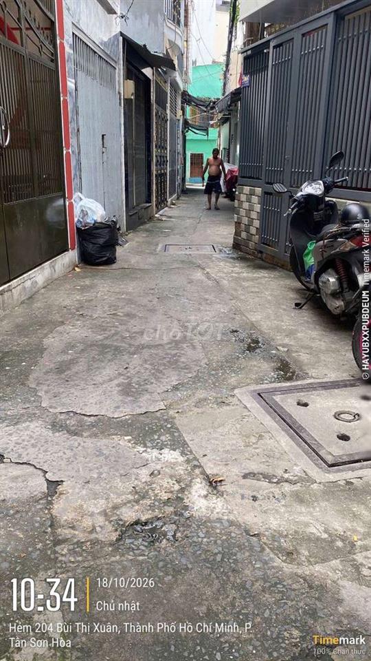 Nhà Hẻm thông Bùi Thị Xuân, Tân Sơn Hòa, HCM