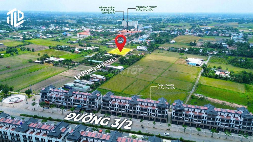 Đất FULL THỔ CƯ kế Vinhomes Hậu Nghĩa - 162,3 m2  - 2ty6