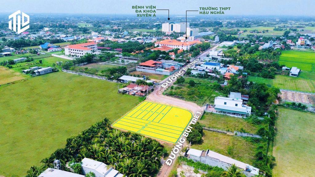 Đất FULL THỔ CƯ kế Vinhomes Hậu Nghĩa - 162,3 m2  - 2ty6