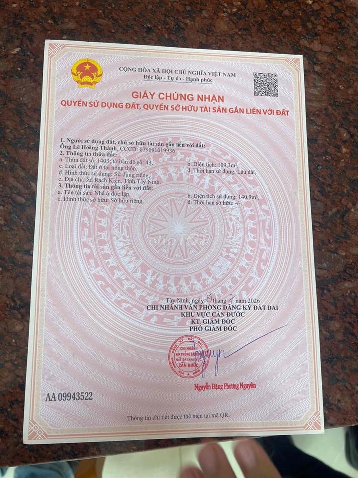 Bán Nhà Phố Long An Tây Ninh