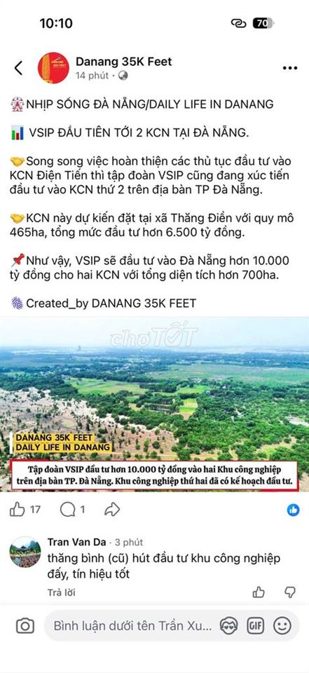 [Chính Chủ] Bán Gấp Lô Đất Vàng Đẹp Nhất Dự Án - KDC Chợ Quán Gò