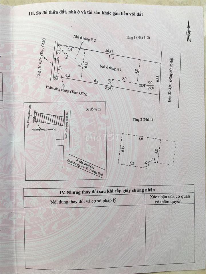 Nhà hoàn công, trung tâm ninh kiều