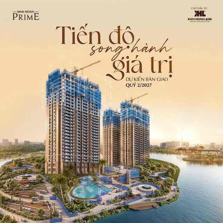 Căn hộ Khải Hoàn Prime sắp bàn giao