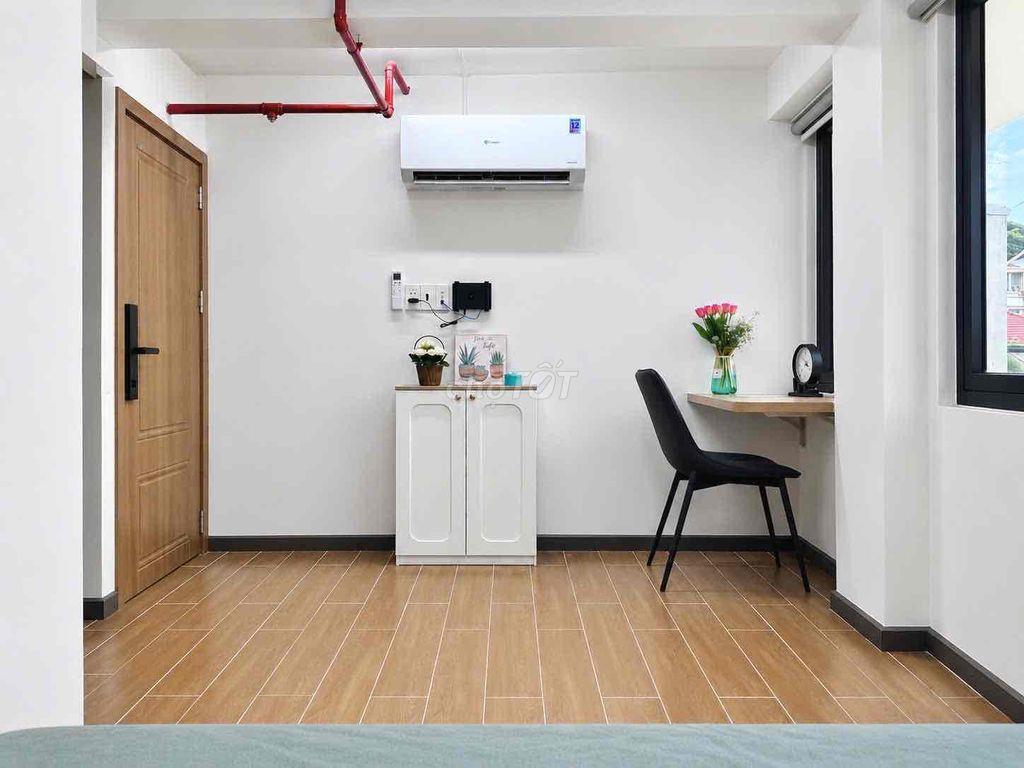 Căn hộ studio full nội thất xịn, có cửa sổ thoáng – Phan Huy Ích, Gò V