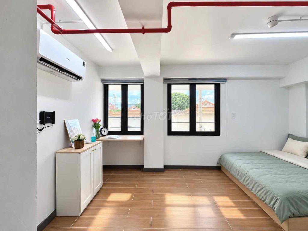 Căn hộ studio full nội thất xịn, có cửa sổ thoáng – Phan Huy Ích, Gò V