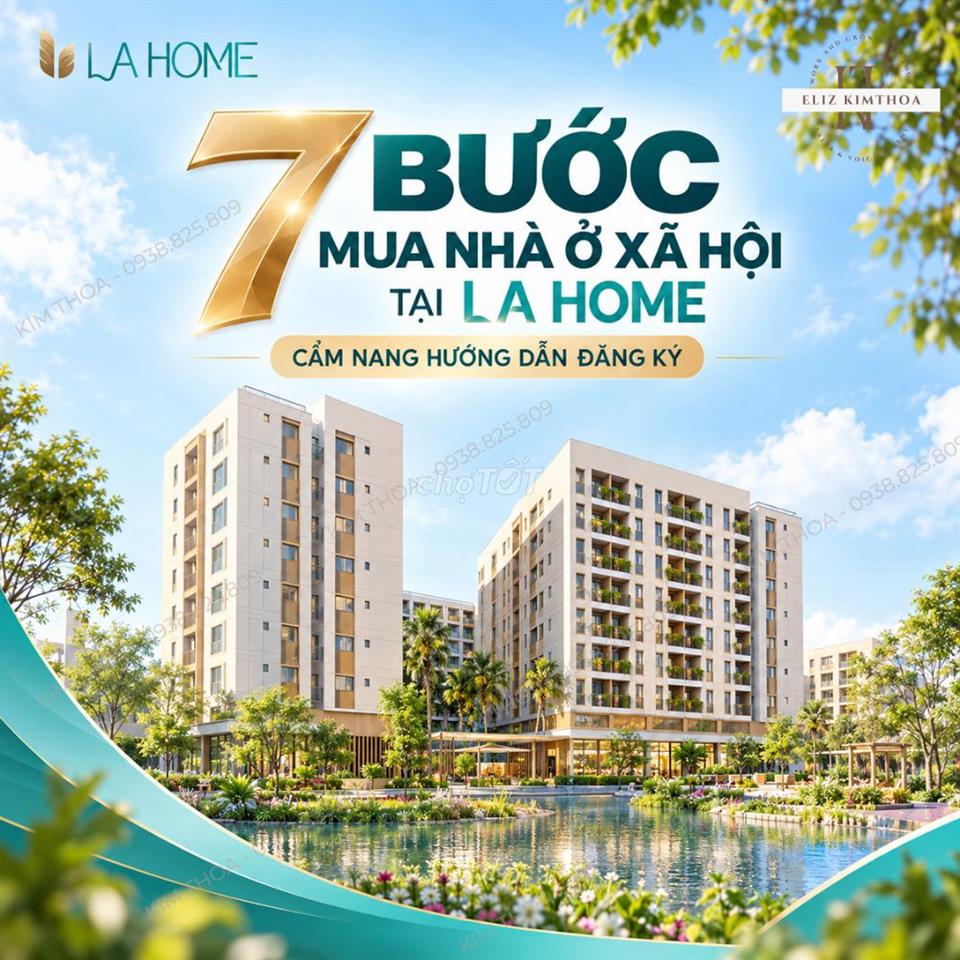 Nhà ở xã hội Long An - Từ 600tr/căn - T12/2026 giao nhà