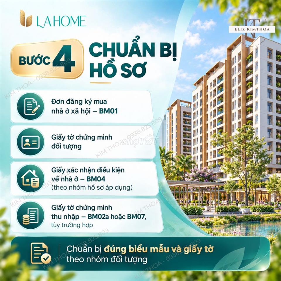 Nhà ở xã hội Long An - Từ 600tr/căn - T12/2026 giao nhà