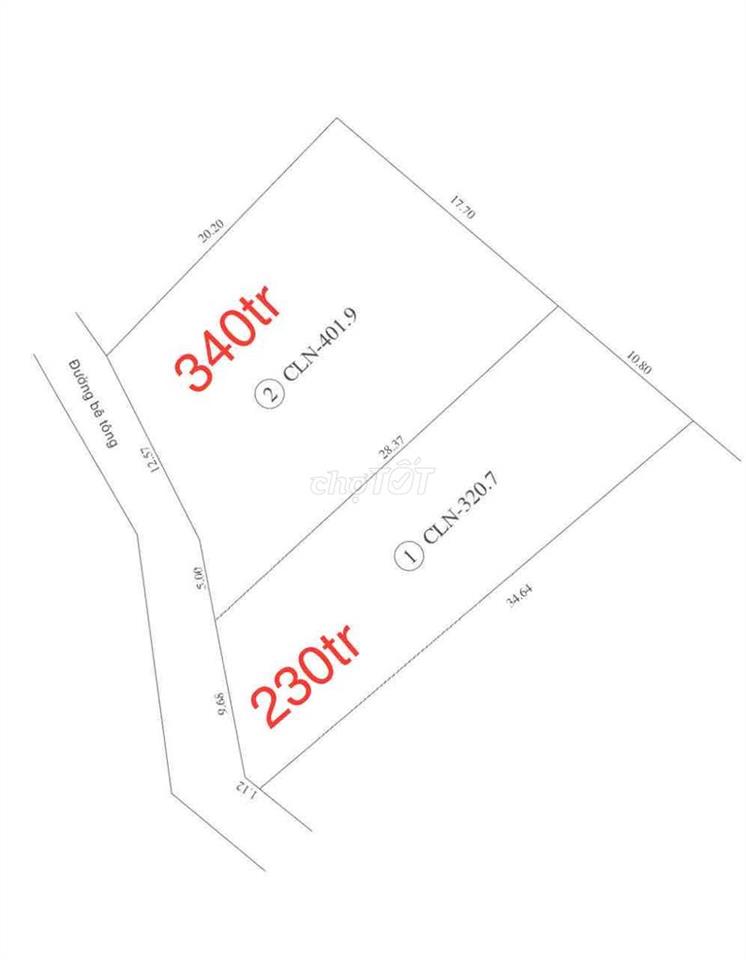 Đất An Phước Cái Nhum 722,6m2 Cây Lâu Năm