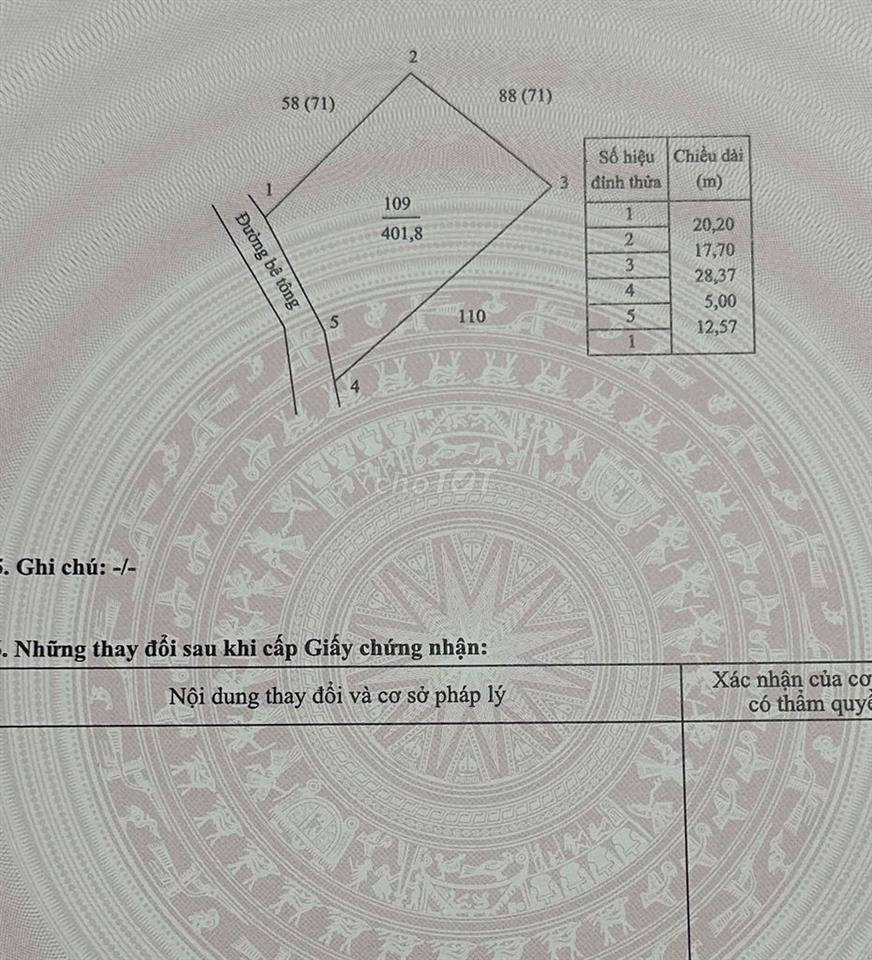 Đất An Phước Cái Nhum 722,6m2 Cây Lâu Năm