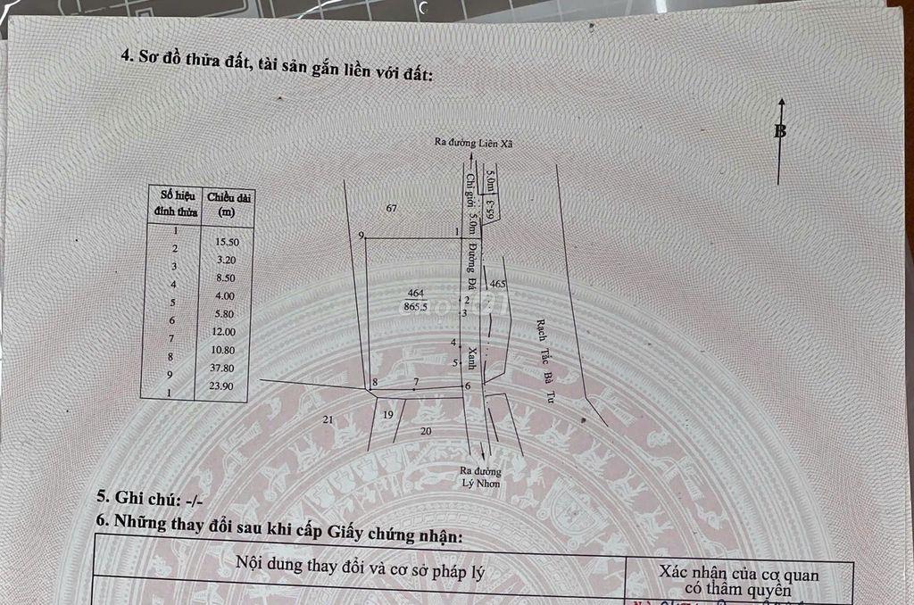 Cần bán đất 2 mặt tiền đường ôtô tới đất