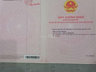 BÁN ĐẤT 2 MẶT TIỀN ĐƯỜNG NGUYÊN VĂN KHẠ.6,5×25M, THỔ CƯ 100%,SHR.