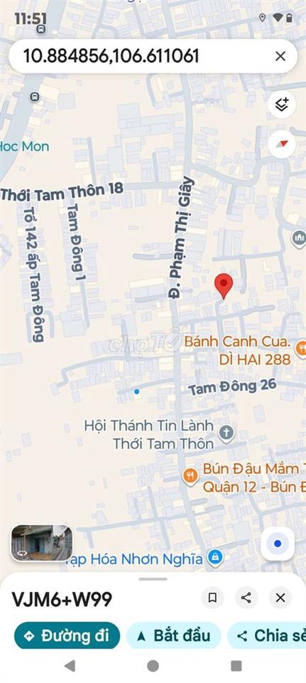 bán gấp nhà cấp 4củ/thới tam thôn, hóc môn