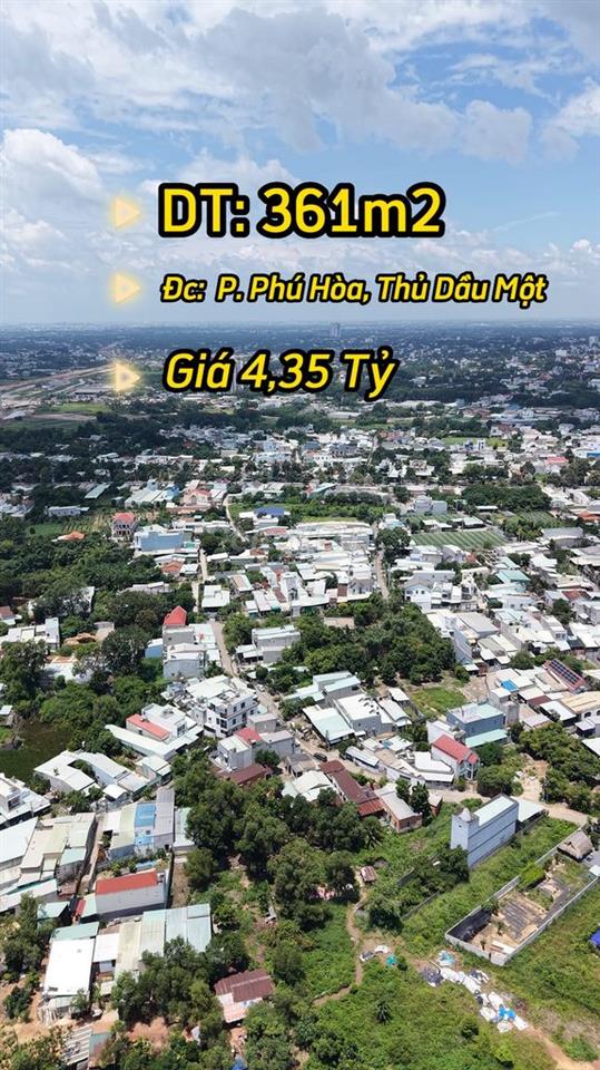 BÁN GẤP! gần Vành đai 3 Phú Hòa – 11,7Tr/m²!