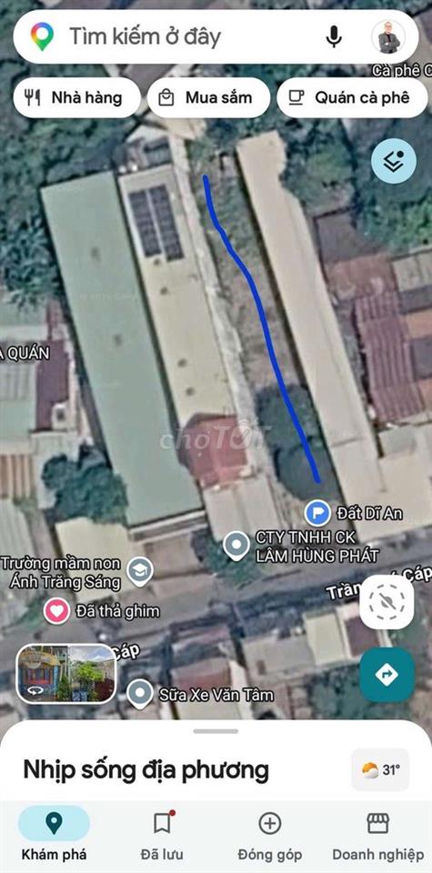 ĐẤT MẶT TIỀN TRẦN QUÝ CÁP – ĐÔNG TÂN, DĨ AN