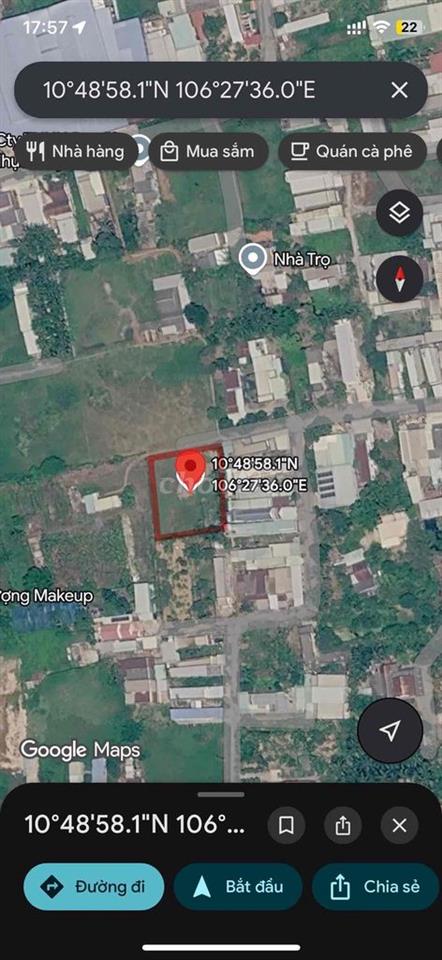Chính chủ cần bán: 1315m đất ngay TT Đức Hoà Long An