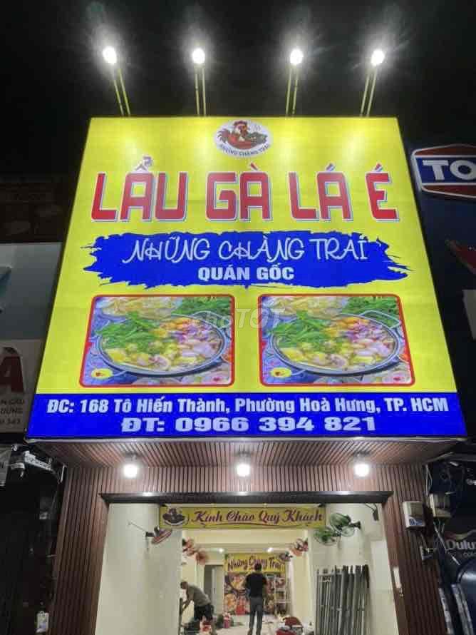 cho thuê mặt bằng buổi sáng