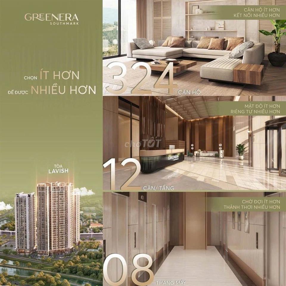 GIẢM 1 TỶ SO VỚI GIÁ CHỦ ĐẦU TƯ – BÁN CĂN 2PN SM2 GREENERA SOUTHMARK