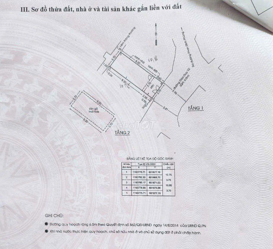 Chính chủ bán nhà mặt phố Đào Duy Từ, 11,8 tỷ, 40m2, 5 tầng, 6PN, 7WC