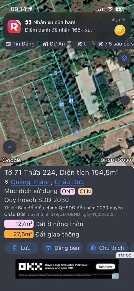 Đất Nền Quảng Thành, Chính Chủ