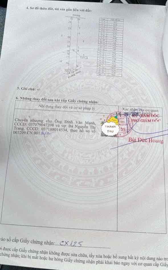 Chính chủ cần bán đất Bàu Lâm