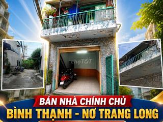 [TÔI CHÍNH CHỦ ] NHÀ BÁN NƠ TRANG LONG – 2PN – 2WC – 2 MẶT HẺM THOÁNG