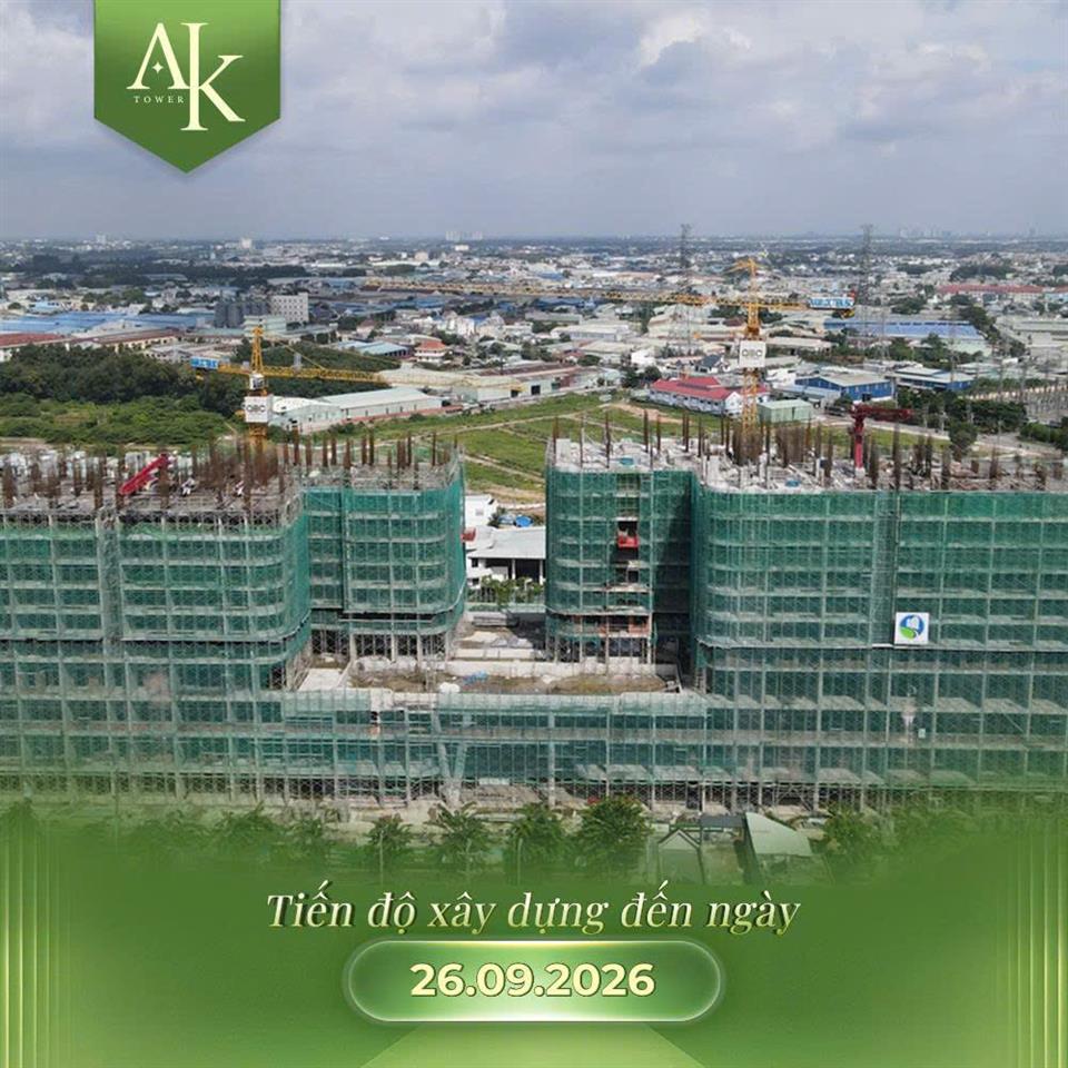 Cập nhật tiến độ A&K Tower đã lên tới tầng 12, đang giữ chỗ dợt mới: 1 tỷ 690/ căn (chưa