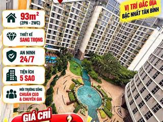 Bán căn hộ Saigon Airport Plaza 93m2, 2PN  , Sổ riêng 7.5tỷ