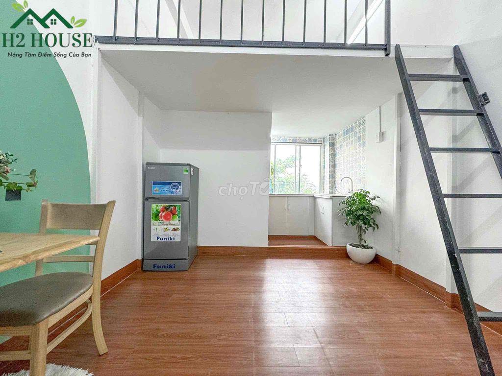 Cho Thuê Căn Hộ Dịch Vụ Duplex Cửa Sổ Trời Ngay Nguyễn Thái Sơn